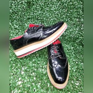 ZARA women's oxford heart shoes size 39/8